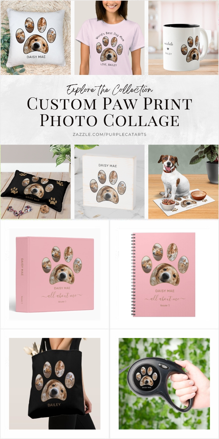 Pet Lovers Photo Collage Designs by Purple Cat Arts